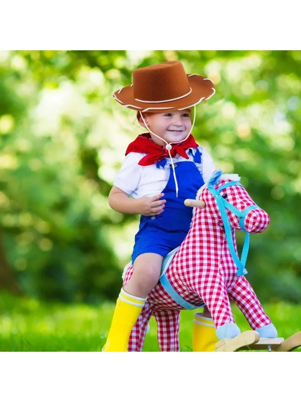 Kids Brown Classic Felt Western lightweight Cowgirl Cowboy Hats 10 Pack